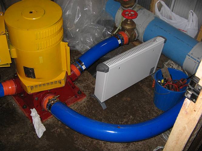 Generator and Turbine attached to Outlet Channel