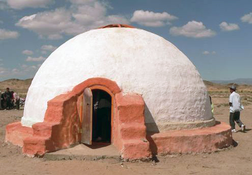 An earthen dome