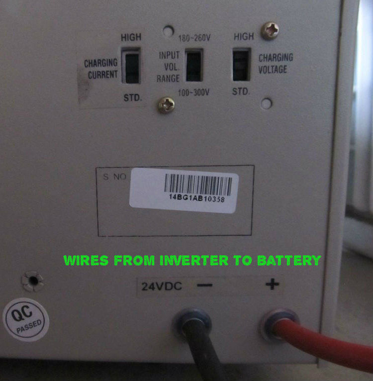 Inverter wiring