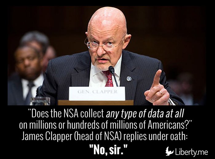 James Clapper NSA lie