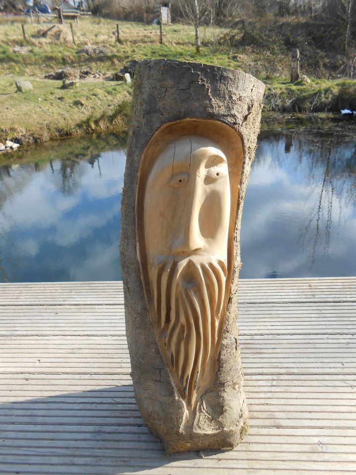 Wood carving art