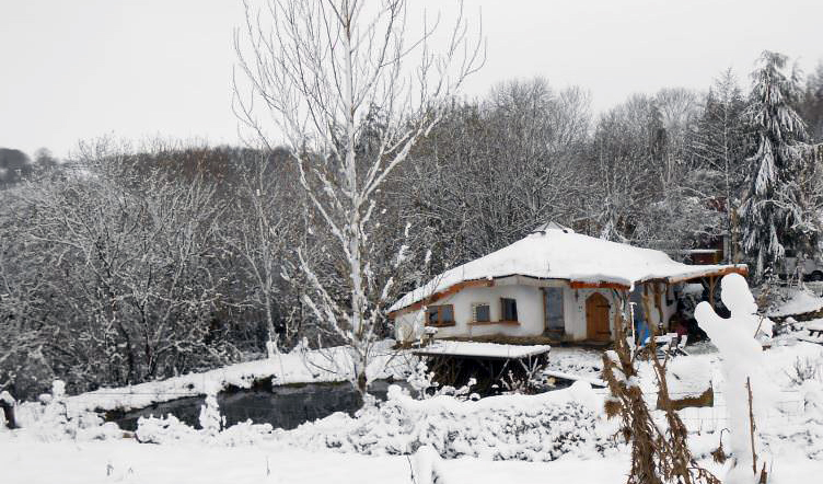 Natural home in winter