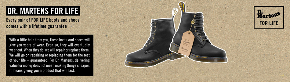 lifetime guarantee doc martens