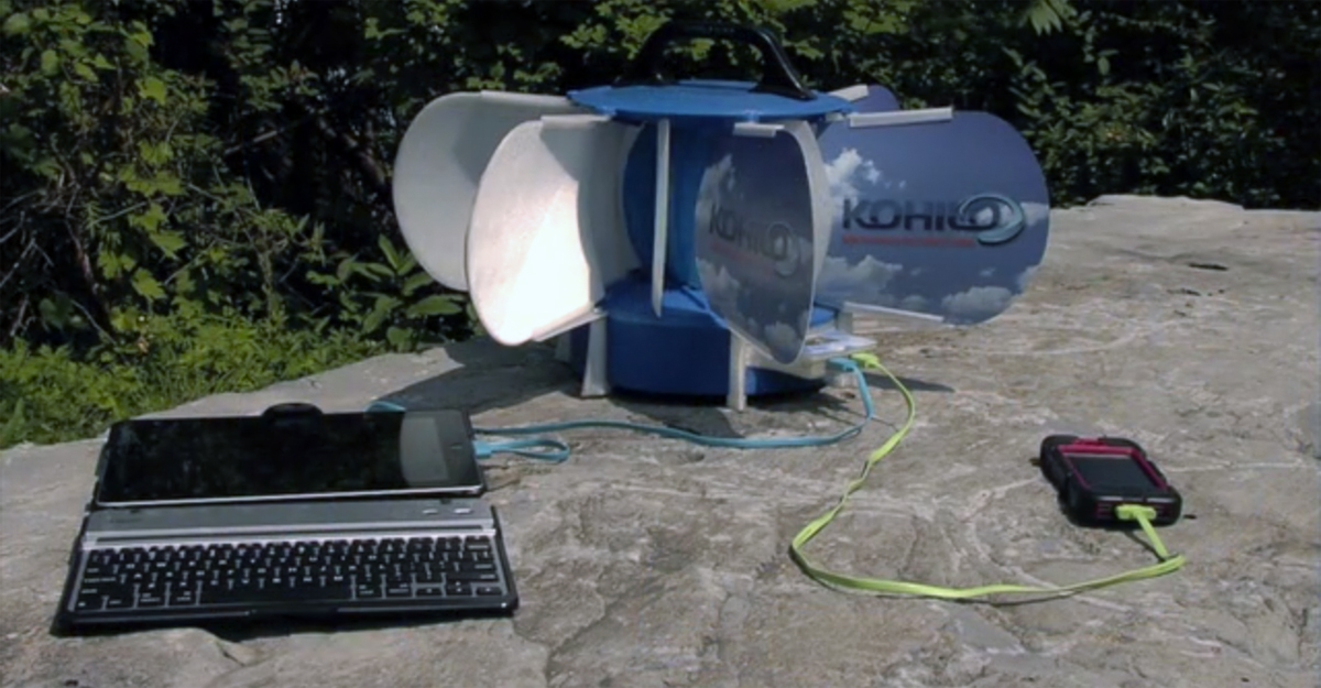 Worlds First Portable Wind Turbine for USB Devices