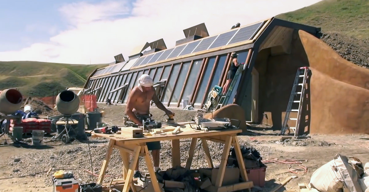 How We Built Our Earthship, an Off-grid Prairie Home