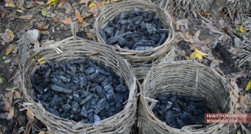 A Simple Way To Make Charcoal Using The Mound Method