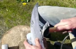 How to Sharpen and Peen a European Scythe