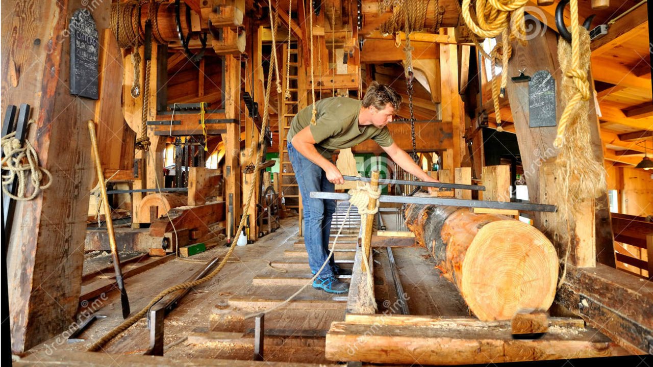 How A Wind Powered Sawmill Works Walden Labs